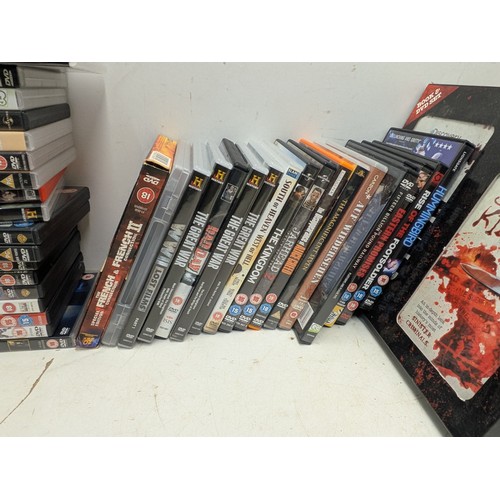 1429 - A large selection of DVDs, CDs and box sets