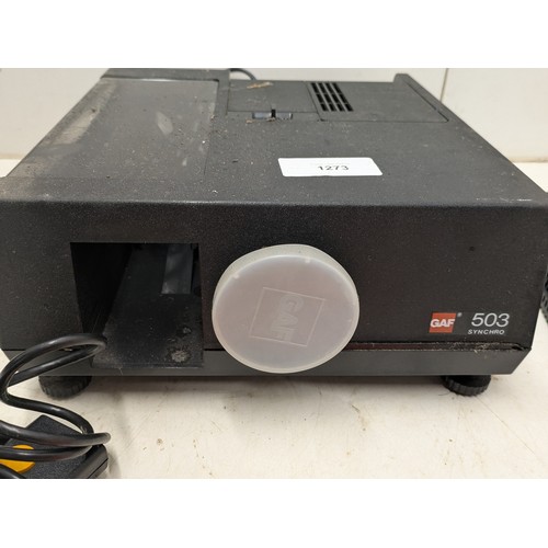 1273 - A gaf 503 synchro slide projector