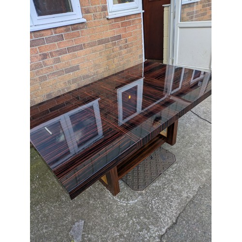 506 - A stylish pine effect dining table