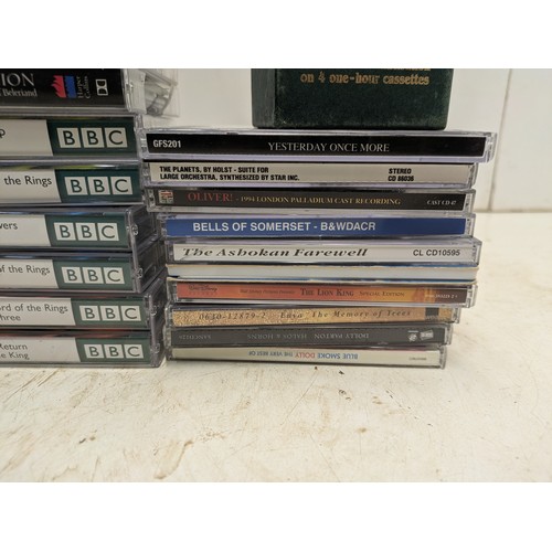 1817 - A small selection of various cassettes and CD's