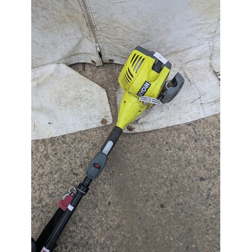 93 - A Ryobi Power Lte petrol strimmer brush cutter