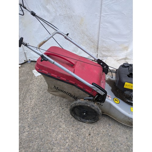 2 - A Mountfield SP53 petrol lawn mower with a Honda GCV 160ohc engine