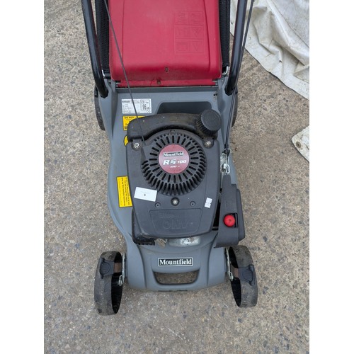 6 - A Mountfield HP164 petrol lawnmower with a RS100 engine