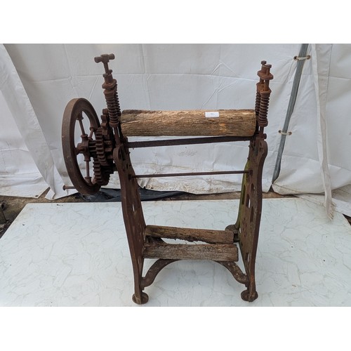 130 - A vintage Taywil hero mangle