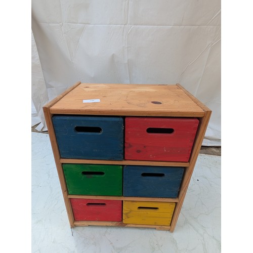 403 - A pine children's storage unit