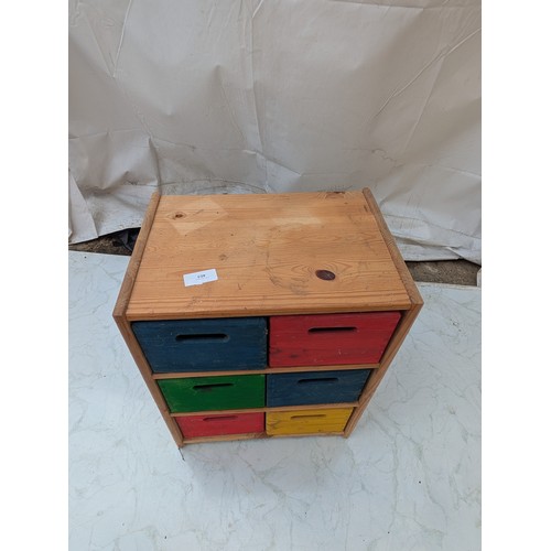 403 - A pine children's storage unit