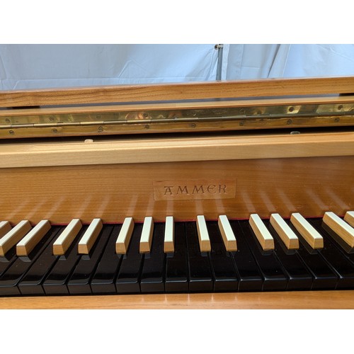 411 - A German Ammer Carl Hirsch Munchen miniature piano