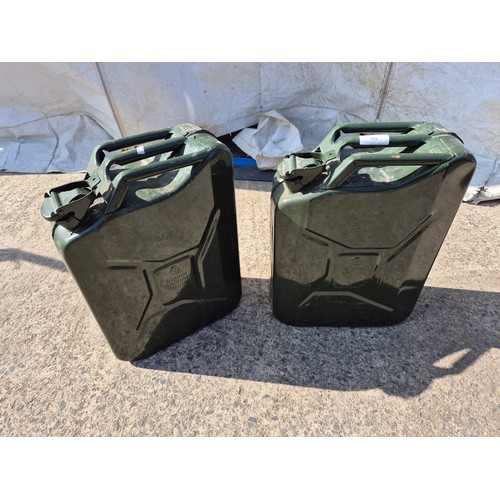 103 - A pair of 20 litre Jerry cans