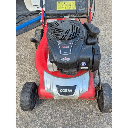 116 - A Cobra petrol mower with a Briggs and Stratton 500e engine