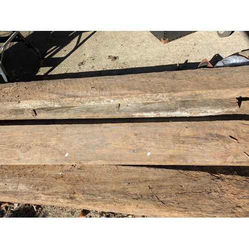 136 - A selection of wood timber