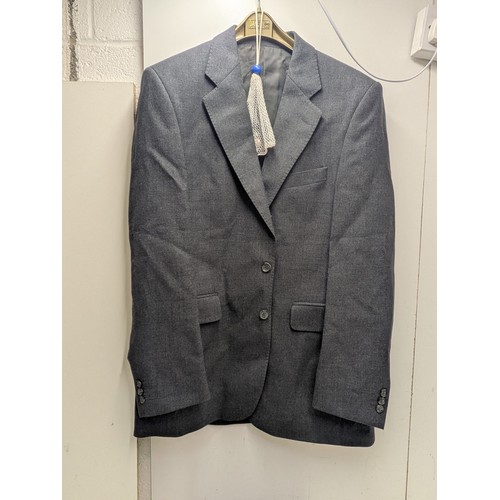 2140 - A Woolmark suit jacket and trousers - 36 inch trousers - in suit bag