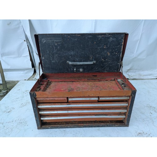 127 - A sykes-pickavant metal tool box