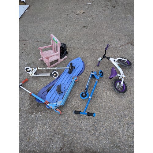 131 - A selection of various outdoor children's toys