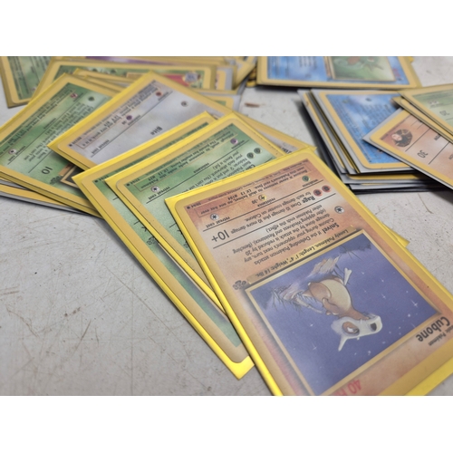 2147 - A selection of vintage and modern pokemon cards
