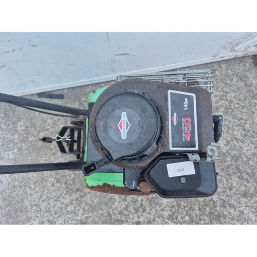 202 - A Briggs and Stratton 450 series 148cc petrol rotivator - for repair