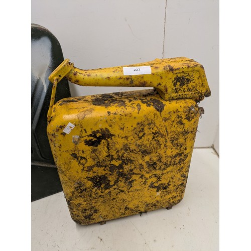 222 - A pair of vintage petrol cans