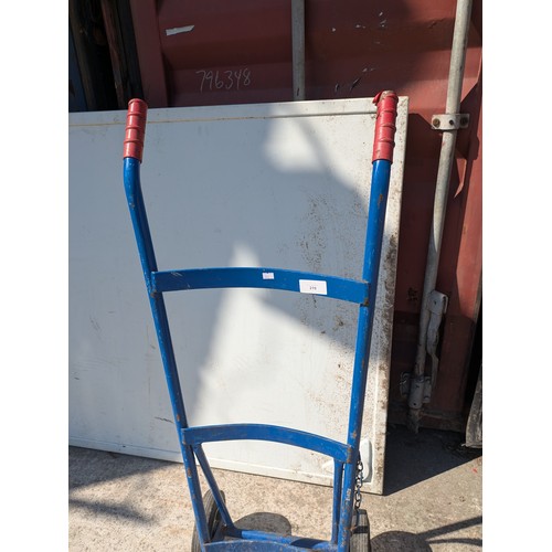 219 - A heavy duty metal sack truck