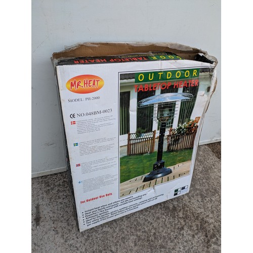 311 - A Mr Heat outdoor tabletop heater in box