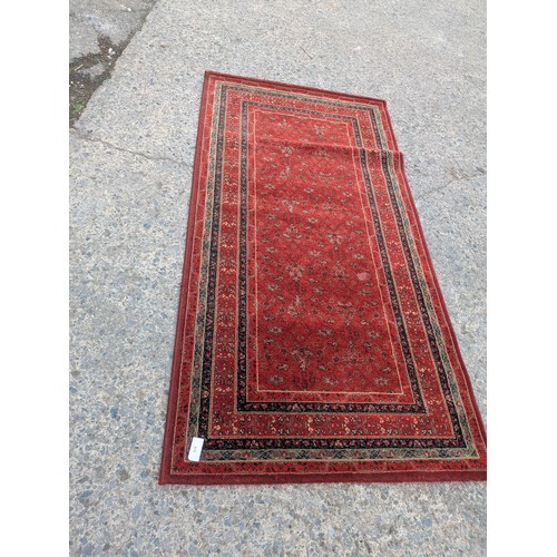 675 - A Persian style runner hallway rug