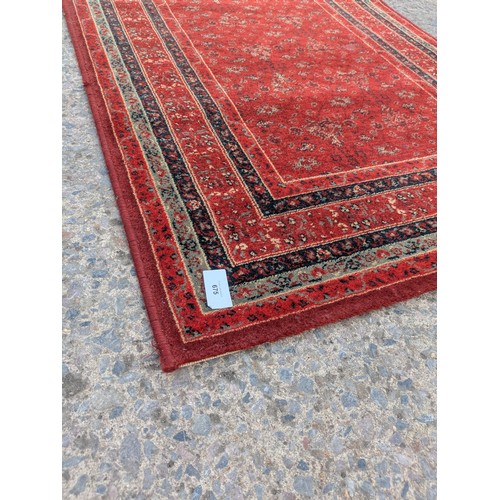 675 - A Persian style runner hallway rug