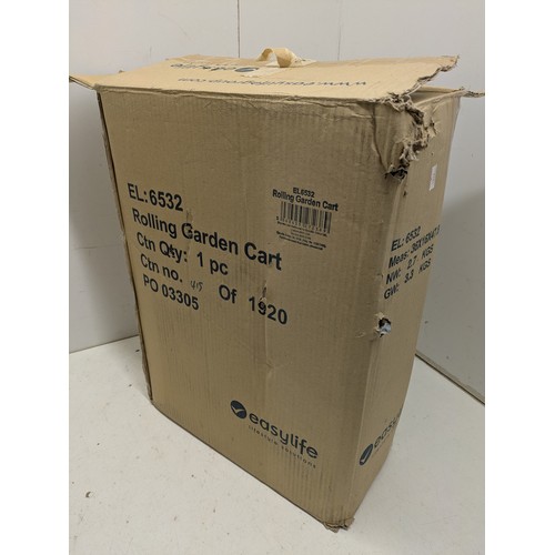305 - An easy life rolling garden cart - unused