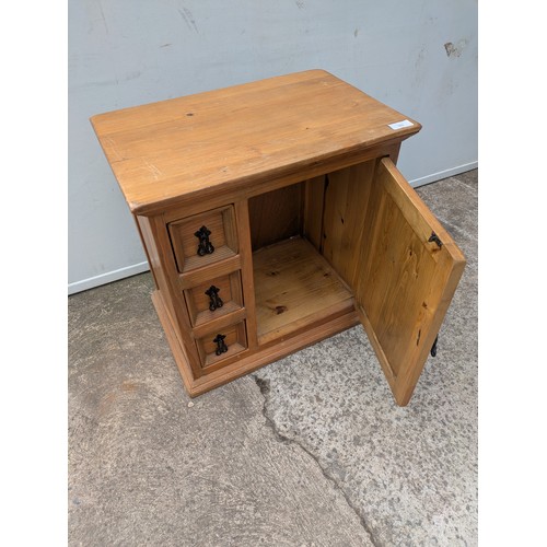 663 - A mexican style pine storage unit