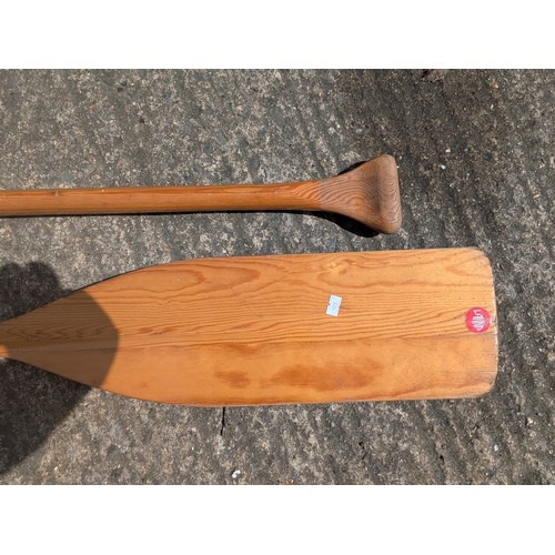 362 - A pair of lahna boat paddles