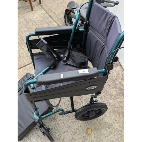 390 - A days collapsible wheelchair