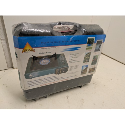 49 - An unused pyramid portable gas stove