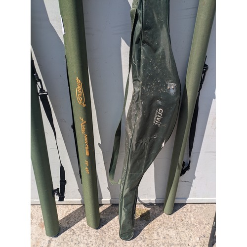 58 - A selection of fishing rods including daiwa and Ron Thompson