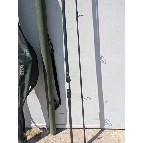 58 - A selection of fishing rods including daiwa and Ron Thompson