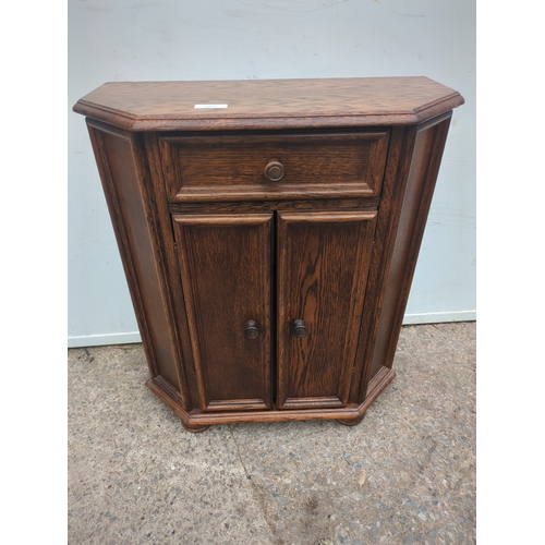 682 - A vintage oak side unit
