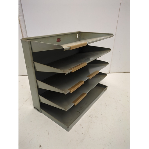 696 - A Veteran Series metal desk tidy