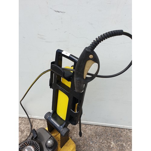 290 - A Karcher petrol pressure washer - running