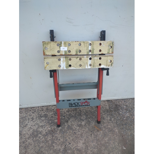 272 - A Blackspur collapsible work bench