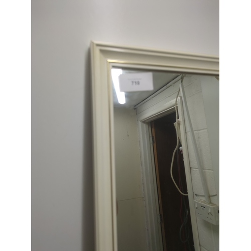 710 - A modern wall hanging mirror