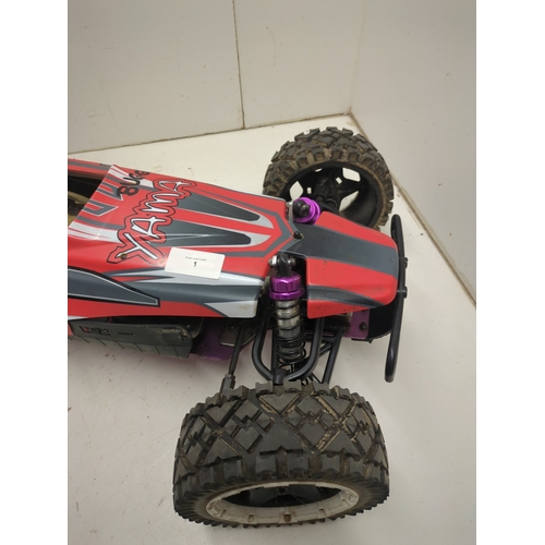 1 - A Yama Buggy Petrol RC car - running