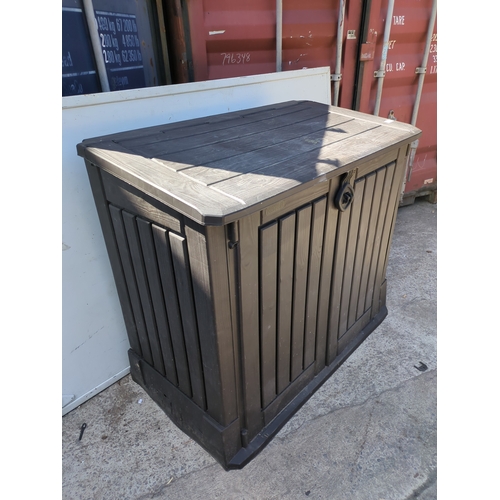 41 - A large plastic garden storage unit