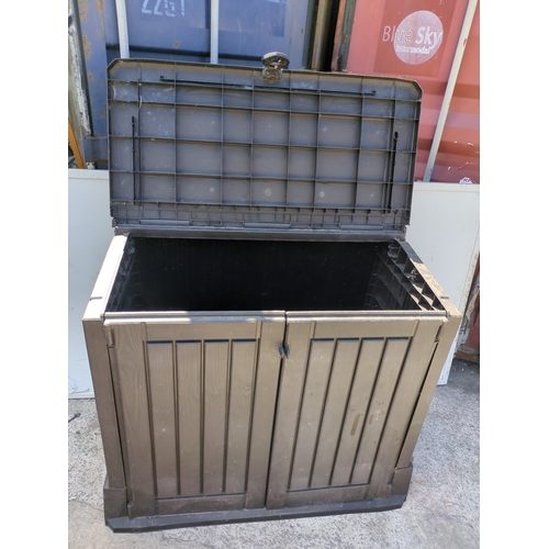 41 - A large plastic garden storage unit