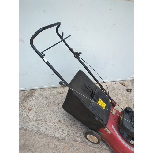 53 - A laser by Mountfield petrol lawn mower with a Honda GV100 engine - running