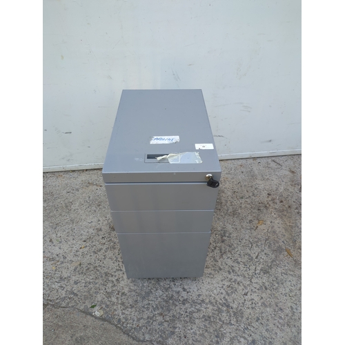 49 - A metal 3 drawer cabinet