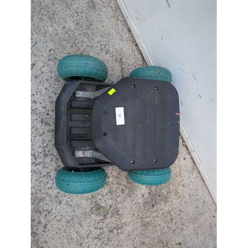 55 - A wheeled garden stool
