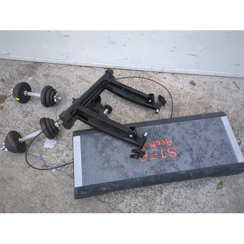 56 - A selection of workout weights