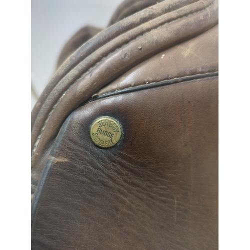 201 - Jeremy Rudge leather horse saddle