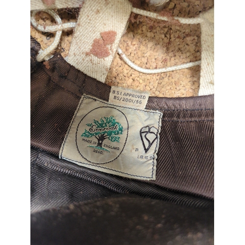 206 - Vintage Everoak motorcycle Helmet