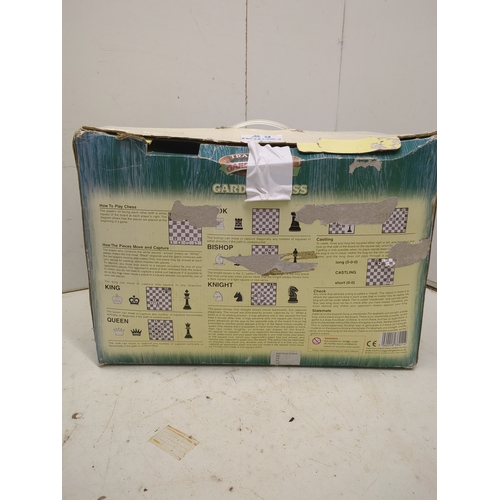 218 - Traditional Garden Games Chess Set