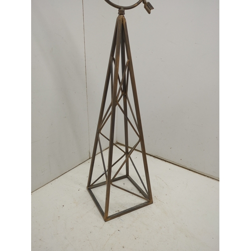 220 - Metal Armillary Sphere Garden Decor