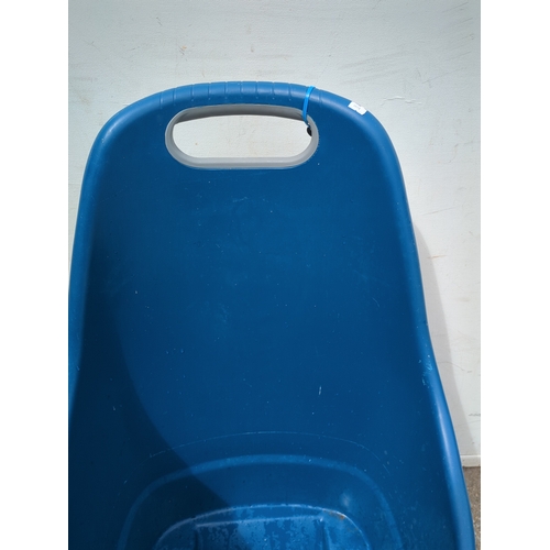 295 - Blue Garden Wheelbarrow Cart