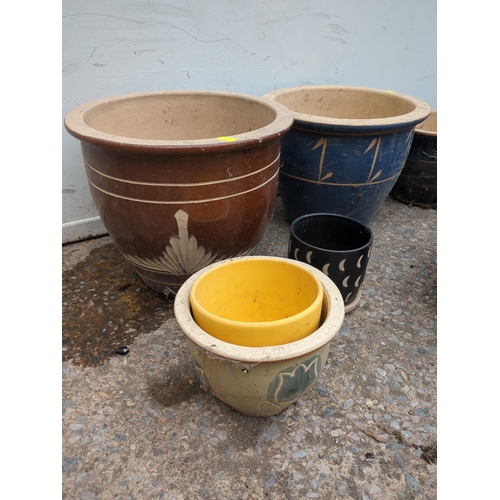 306 - Assorted Ceramic Plant Pots