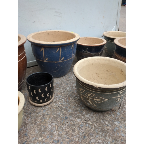 306 - Assorted Ceramic Plant Pots